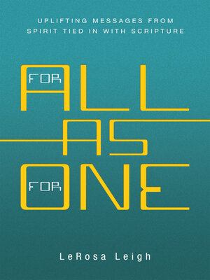 cover image of For All as for One